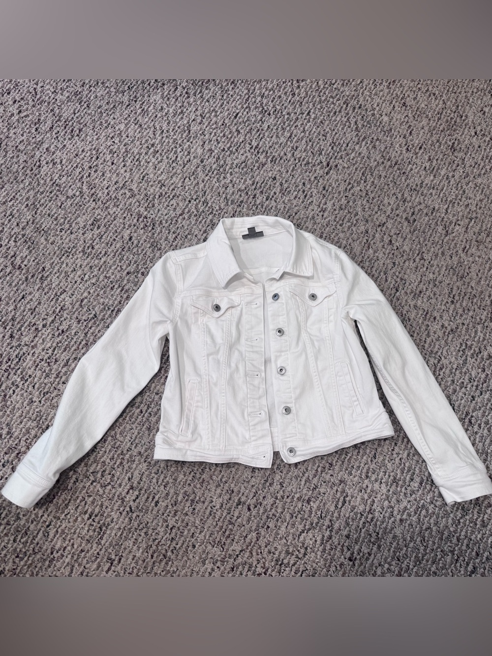 Classic White Women's Denim Jacket